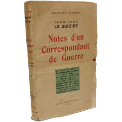Notes d'un Correspondant de Guerre