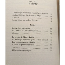 Maître Eckhart et la mystique rhénane