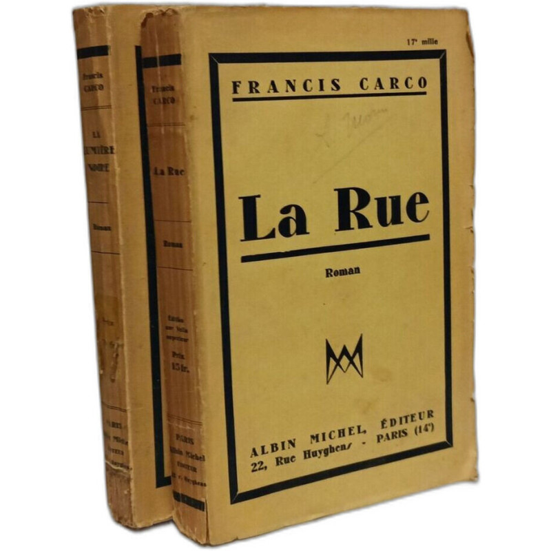 La Rue (1930) + La lumière noire (1934) --- 2 livres