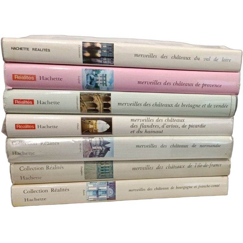 Merveilles des châteaux 7 volumes - ile de france,...
