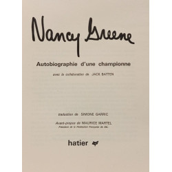 Nancy Greene : Autobiographie d'une championne