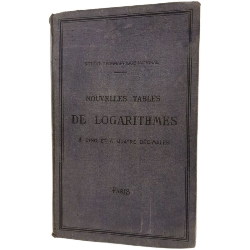 Nouvelles tables de logarithmes à cinq décimales pour les lignes...