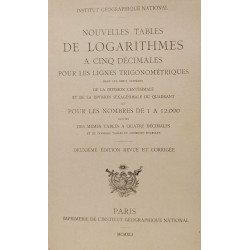 Nouvelles tables de logarithmes à cinq décimales pour les lignes...