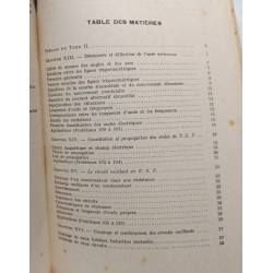 Problèmes de radioélectricité - TOME II: principes essentiels de...