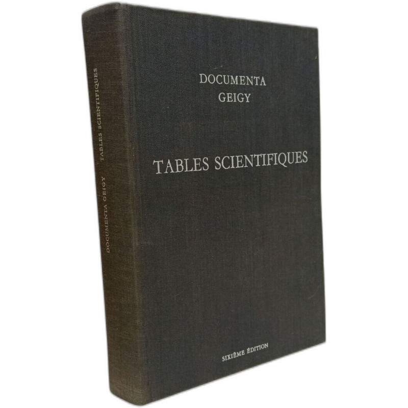Tables scientifiques - Documenta Geigy