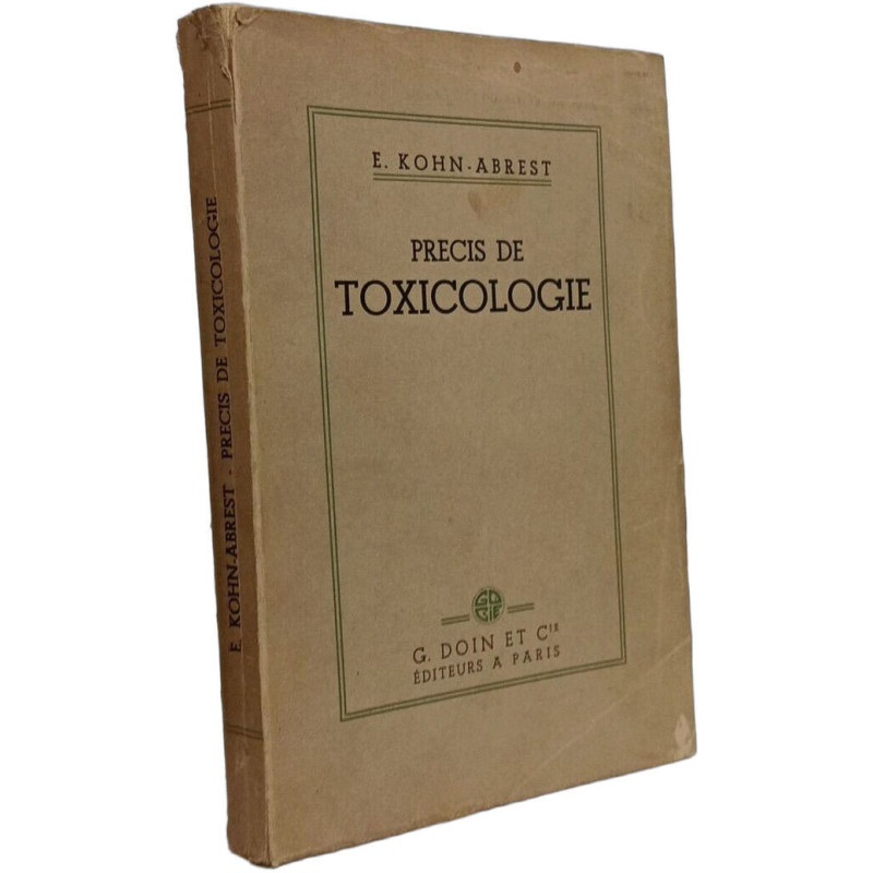 Précis de toxicologie