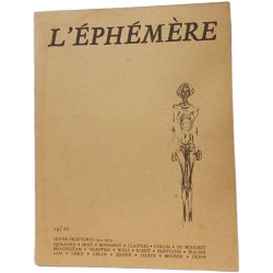 L'Éphémère N° 19/20 Hiver-Printemps 1972-1973
