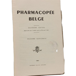 Pharmacopée belge - Deuxième supplément - 4e éd