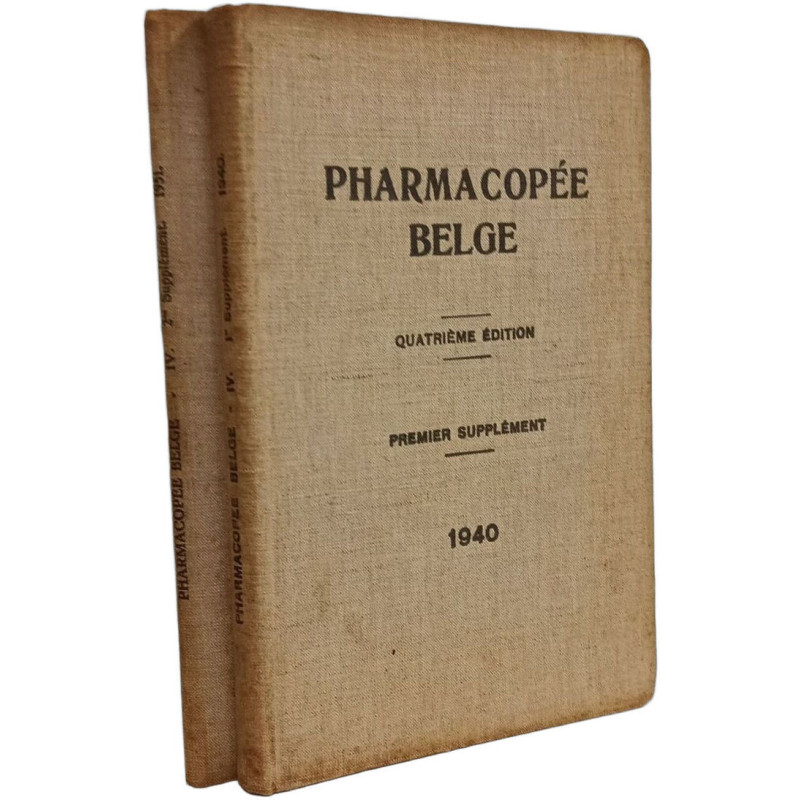Pharmacopée belge - Premier et Deuxième supplément - 4e éd