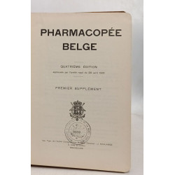 Pharmacopée belge - Premier et Deuxième supplément - 4e éd