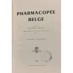 Pharmacopée belge - Premier et Deuxième supplément - 4e éd