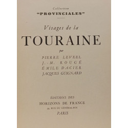 Collection Provinciales , 8 Tomes , Visages (de la Touraine +...