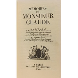 Mémoires de Monsieur Claude