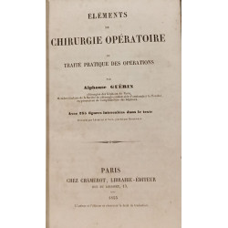 Éléments de chirurgie opératoire ou Traité pratique des opérations