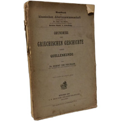 Grundriss der griechischen Geschichte nebst Quellenkunde