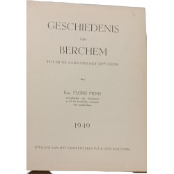 Geschiedenis van Berchem tot bij de aanvang der XXste eeuw