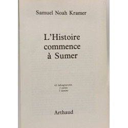 L'Histoire commence à Sumer
