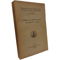 Formes du roman anglais de Dickens à Joyce