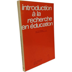Introduction à la recherche en éducation