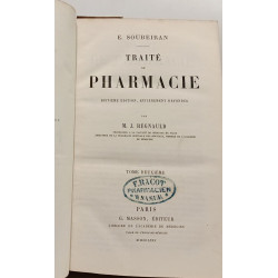Traité de pharmacie - TOME PREMIER ET SECOND - 8e éd. entièrement...