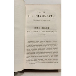 Traité de pharmacie - TOME PREMIER ET SECOND - 8e éd. entièrement...