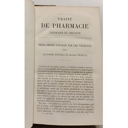 Traité de pharmacie - TOME PREMIER ET SECOND - 8e éd. entièrement...