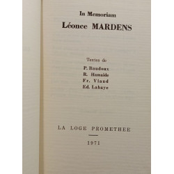 In Memoriam Léonce Mardens