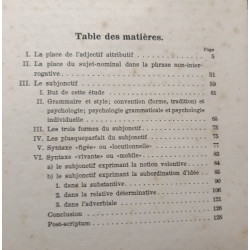 Essais de syntaxe française moderne