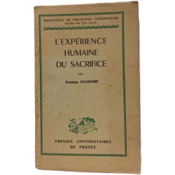 L'expérience humaine du sacrifice