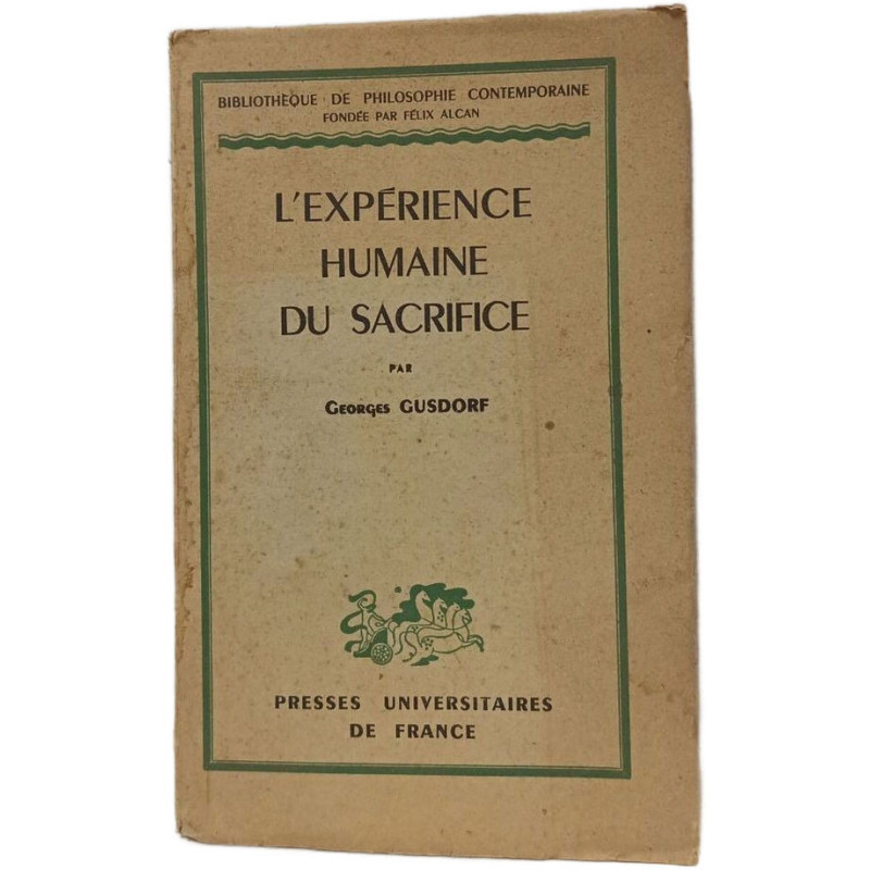 L'expérience humaine du sacrifice