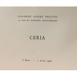 Ceria , 6 Mars - 5 Avril 1968