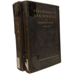 Psychologie der Sprache - TOME I et II