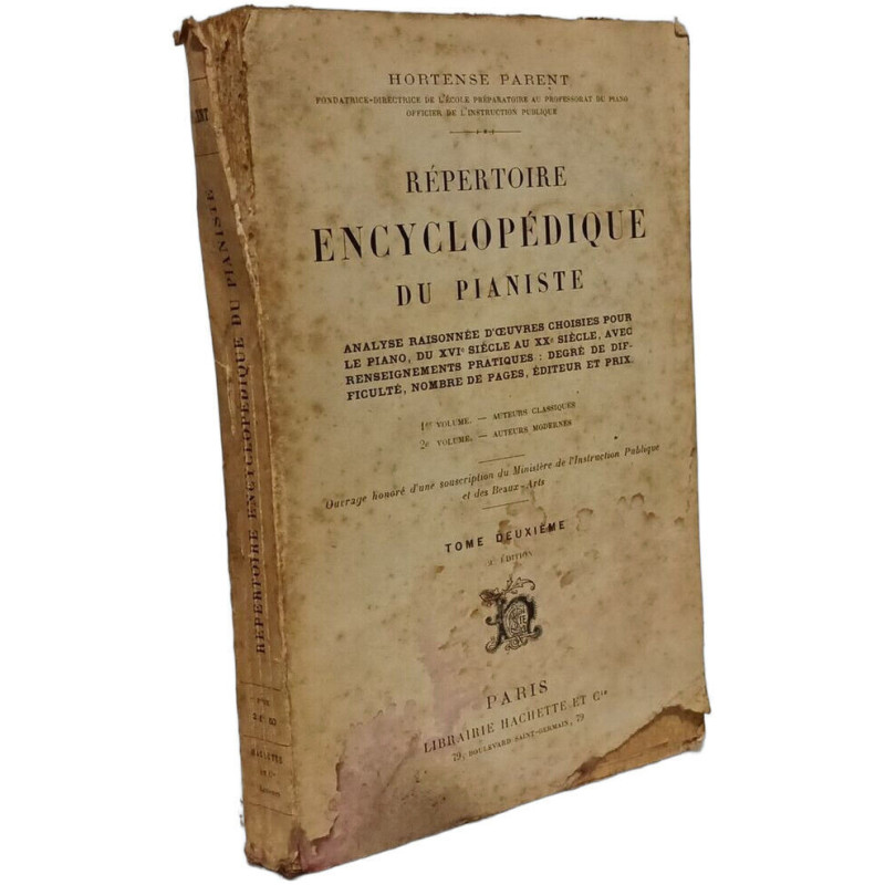 Répertoire encyclopédique du pianiste - TOME DEUXIEME - 2e éd