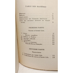 Bibliographie des écrits de André Gide