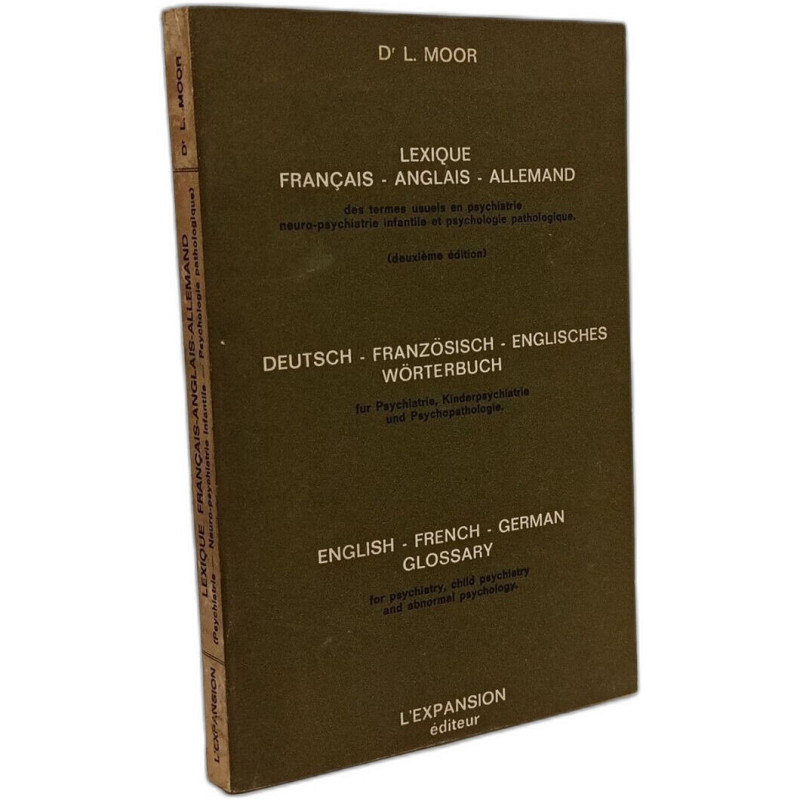 Lexique français - anglais - allemand des termes usuels en...