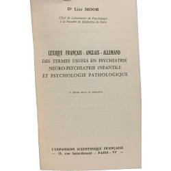 Lexique français - anglais - allemand des termes usuels en...