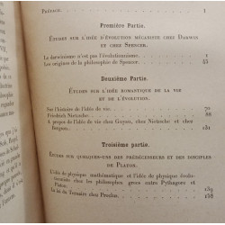 Évolutionnisme et Platonisme : Mélanges d'histoire de la...