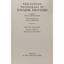 The Oxford Dictionary of English Proverbs