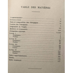Virgile - Les géorgiques / collection des universités de France