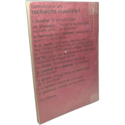 Musique en jeu - pour une recherche musicale I - N°18 AVRIL 1975...