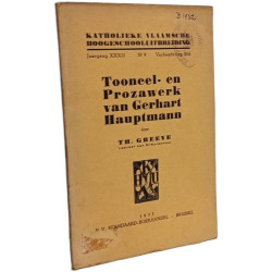 Tooneel- en Prozawerk van Gerhart Hauptmann