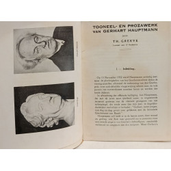 Tooneel- en Prozawerk van Gerhart Hauptmann