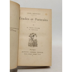 Études et Portraits - TOME DEUX III: études anglaies , IV fantaisies