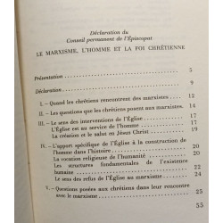 Le marxisme l'homme et la foi chrétienne