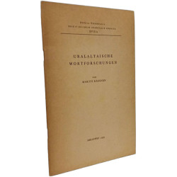 Uralaltaische Wortforschungen - studia orientalia XVIII:3