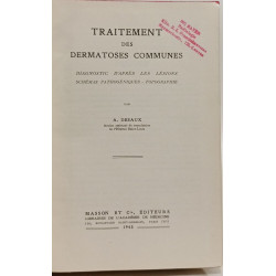 Traitement des dermatoses communes