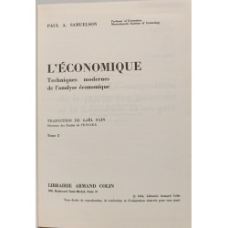 L'Économique : Techniques modernes de l'analyse économique Tome 1...