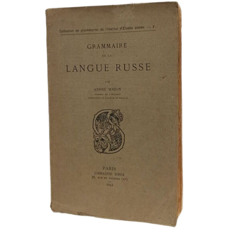 Grammaire de la langue russe