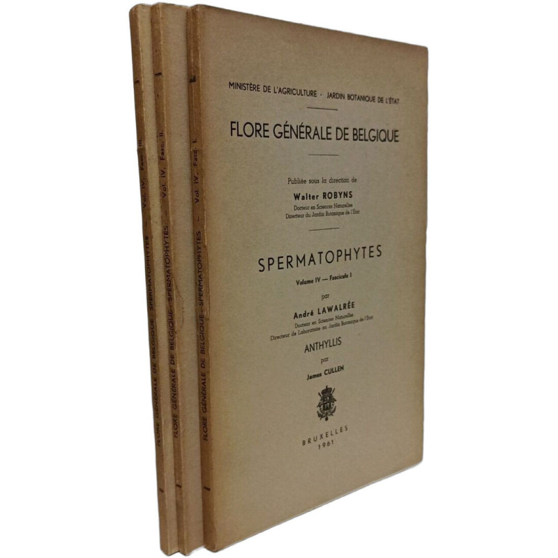 Flore générale de Belgique. Spermatophytes. Volume IV - Fascicule...