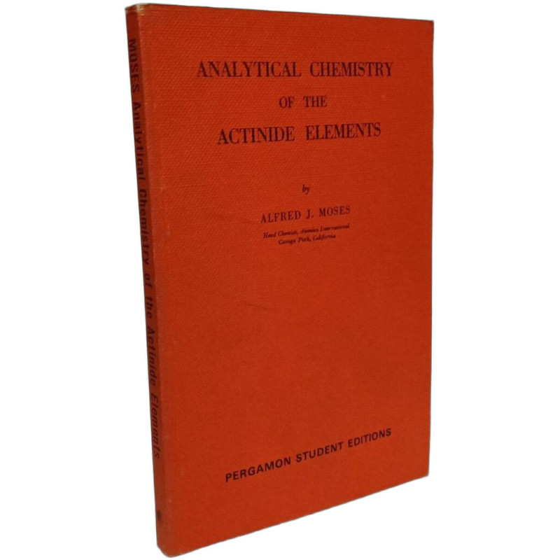 Analytical Chemistry of the Actinide Elements